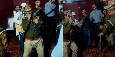 यूपी: मुरादाबाद में नाचते पुलिसकर्मियों का वीडियो वायरल, कोतवाली में फिल्मी गानों पर खाकी में किया डांस